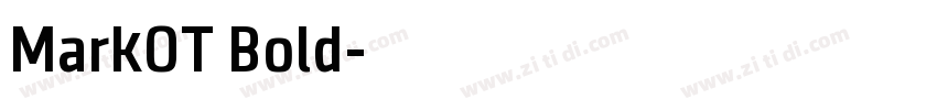 MarkOT Bold字体转换